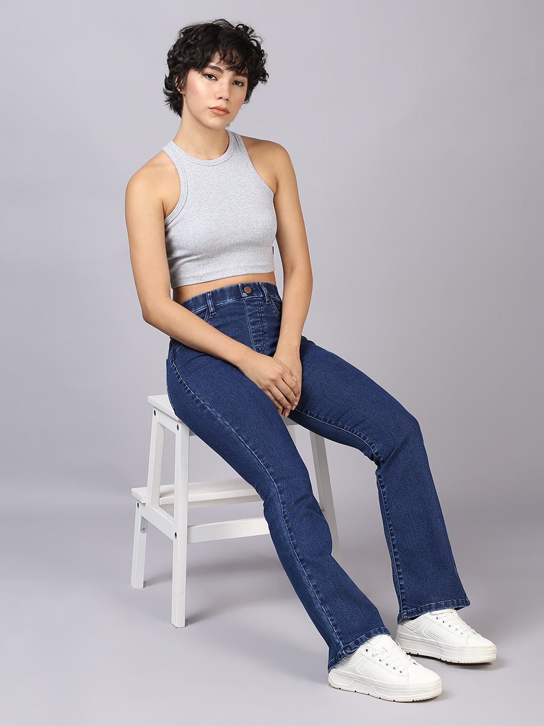 TARAMA High Rise Pull On Flare Fit