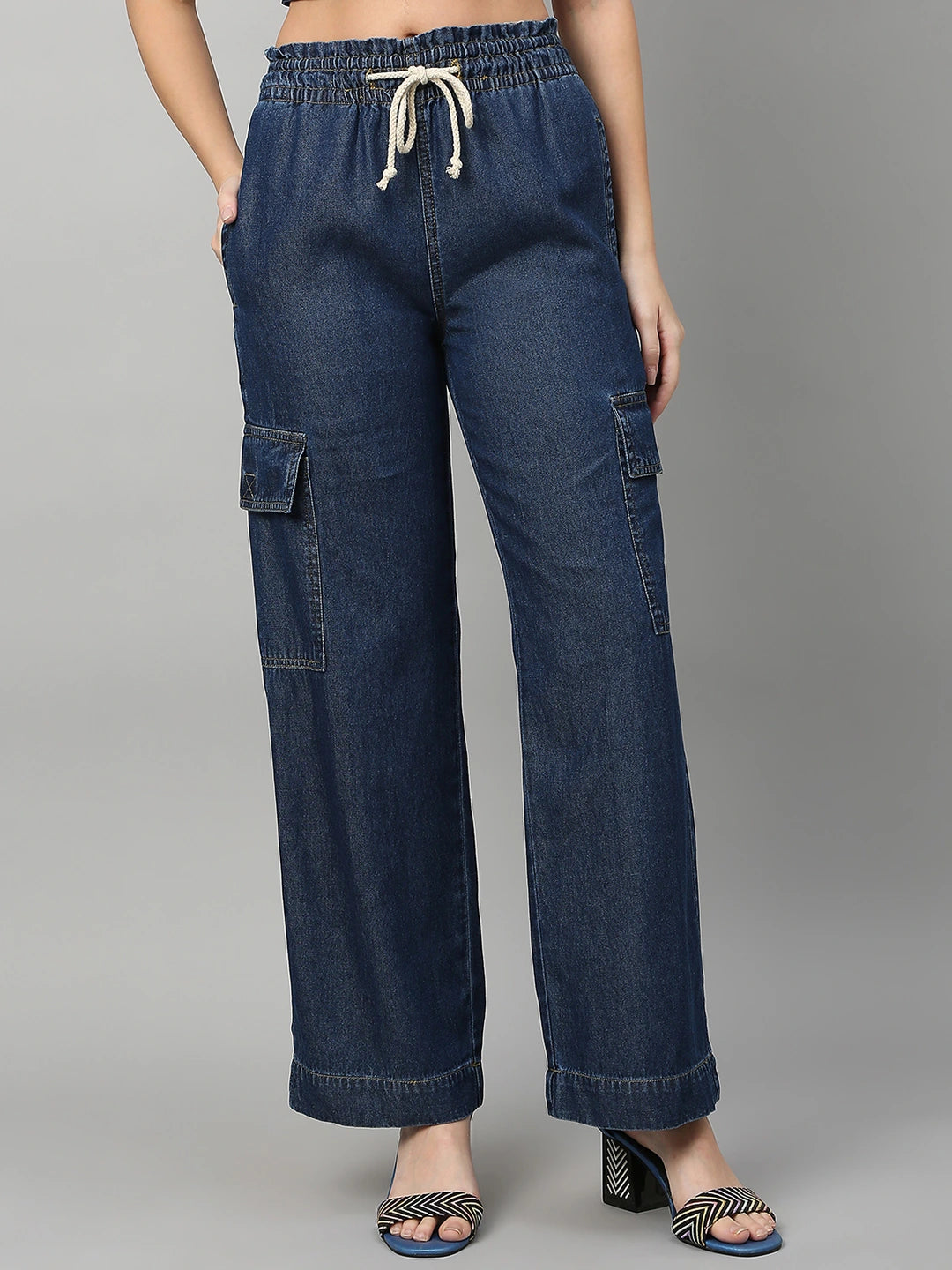 TARAMA HIgh Rise Wide Leg Jeans