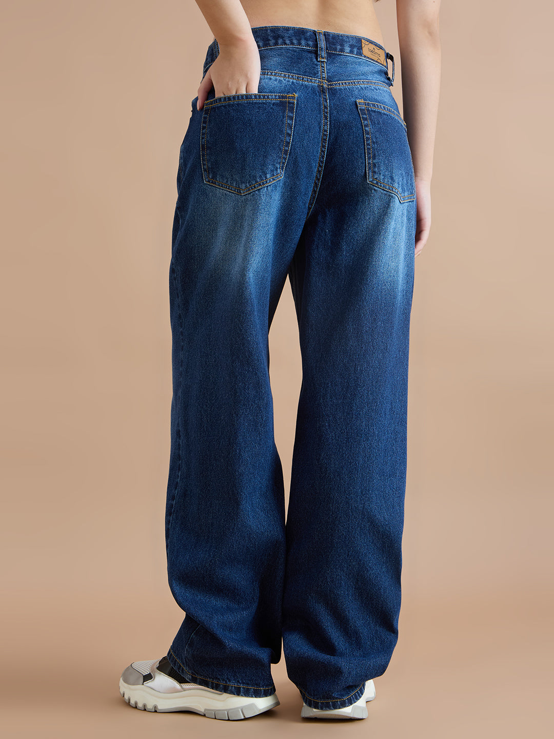 TARAMA Low Rise Wide Leg Jeans