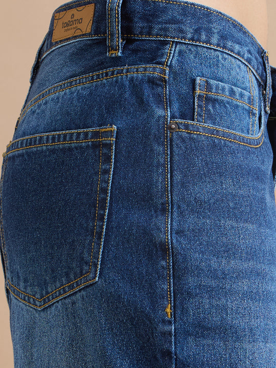 TARAMA Low Rise Wide Leg Jeans