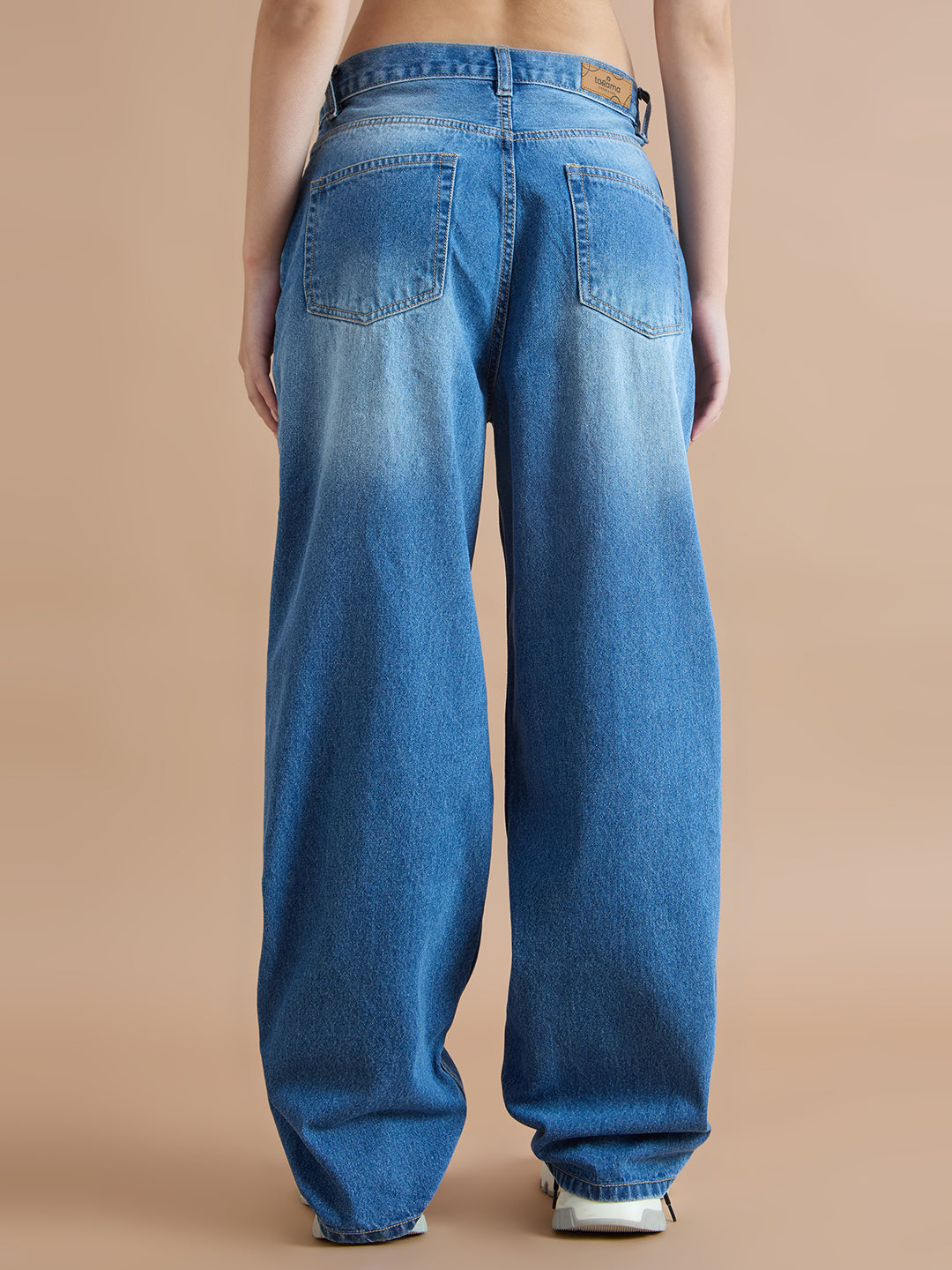 TARAMA Low Rise Wide Leg Jeans