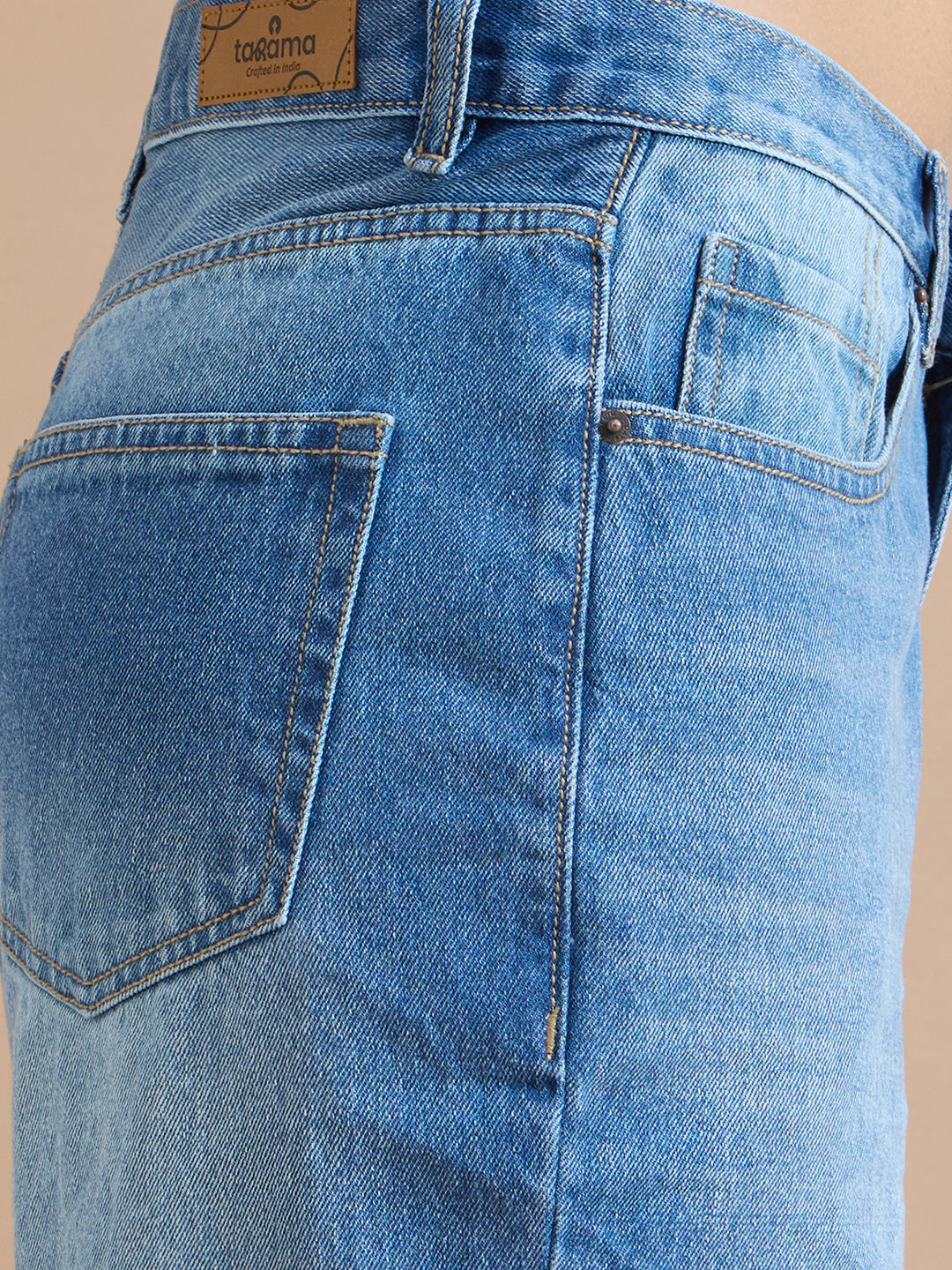 TARAMA Low Rise Wide Leg Jeans
