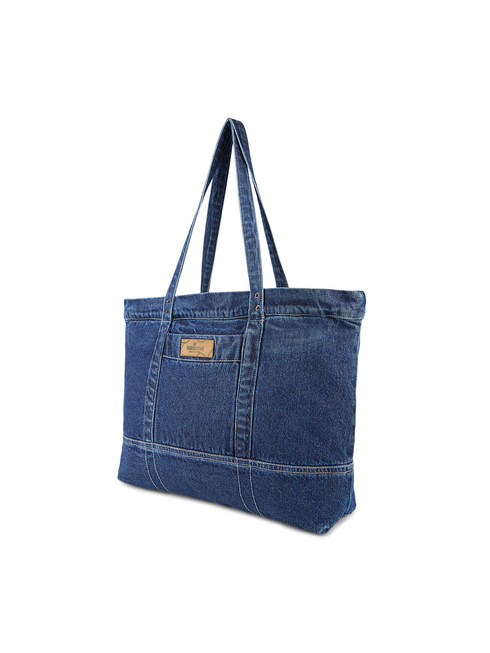 TARAMA Signature Denim Tote Bag