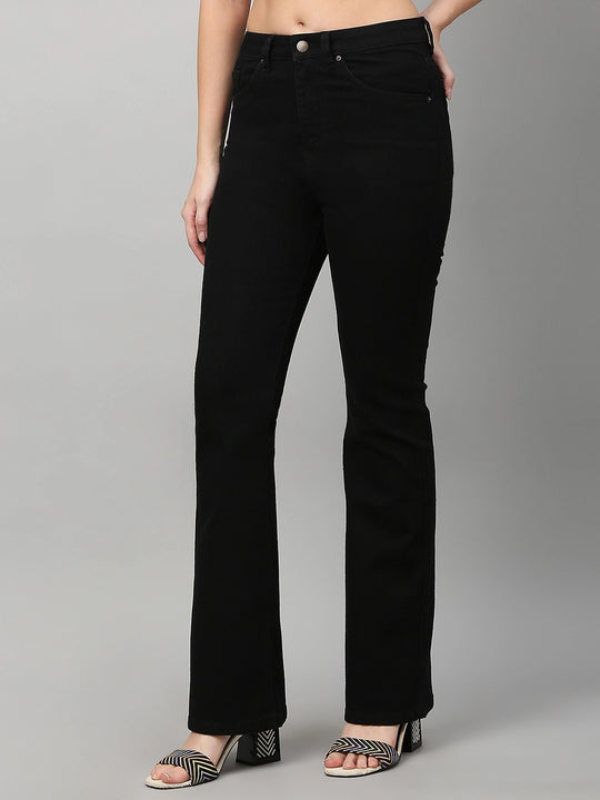 TARAMA High Rise Boot Cut Jeans TARAMA JEANS