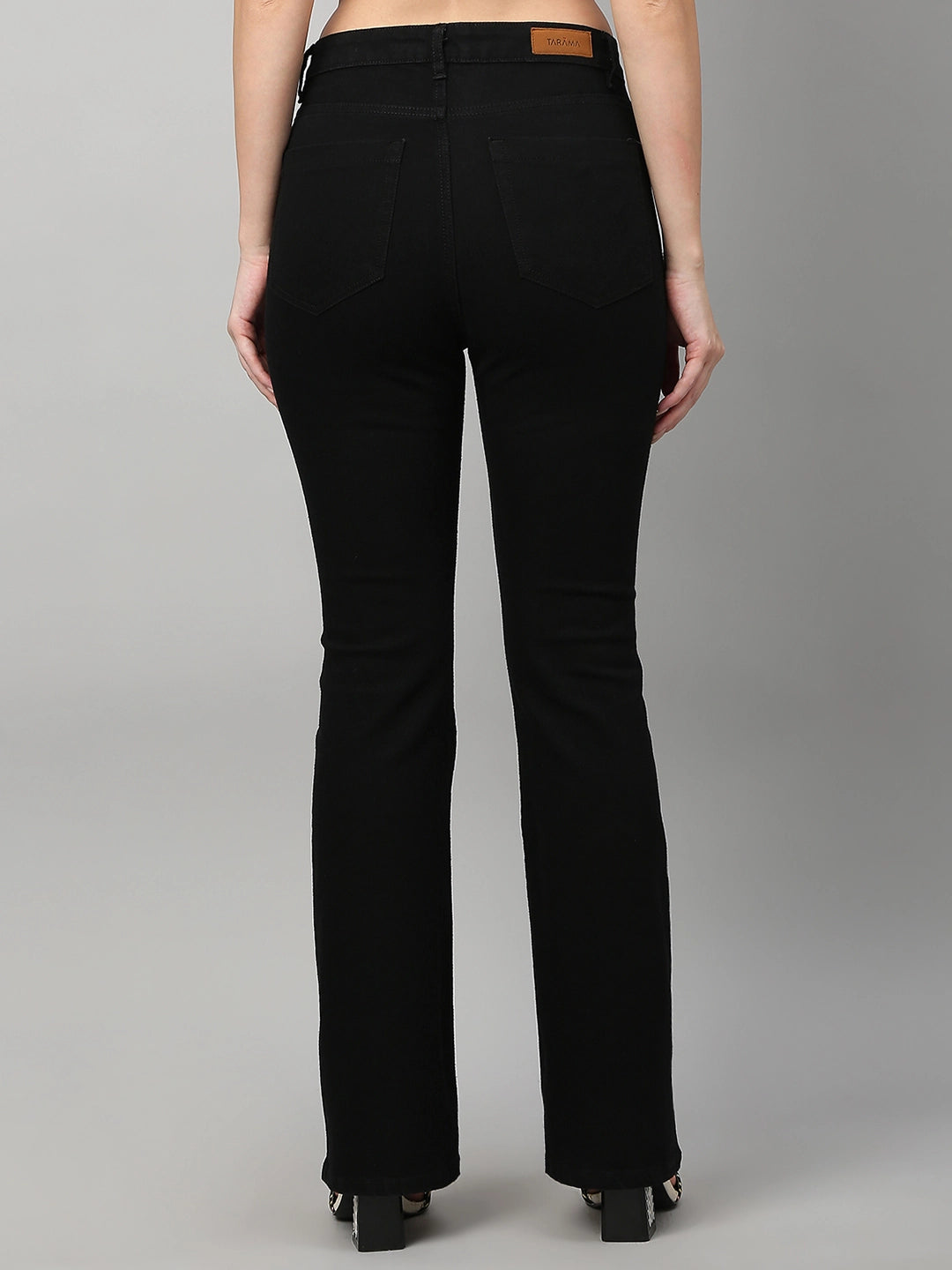 TARAMA High Rise Boot Cut Jeans TARAMA JEANS