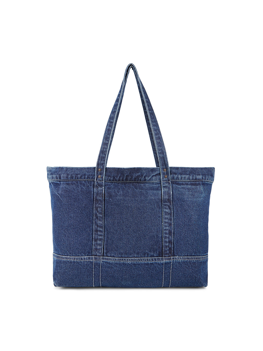 TARAMA Signature Denim Tote Bag