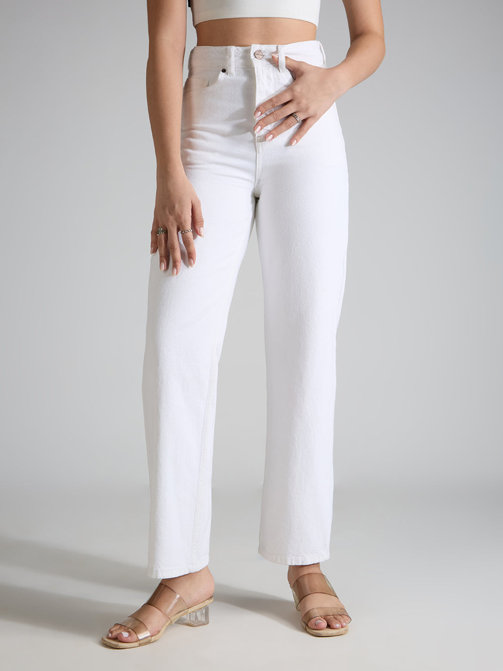 TARAMA High Rise Straight Fit