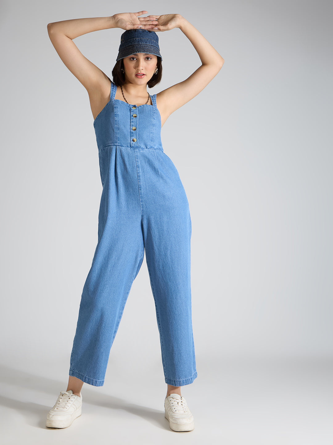 TARAMA Fit Flare Jumpsuit - Main Image