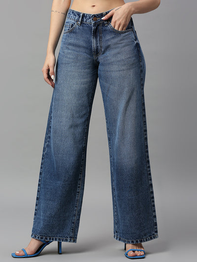 TARAMA High Rise Wide Leg Jeans