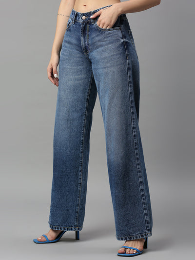 TARAMA High Rise Wide Leg Jeans