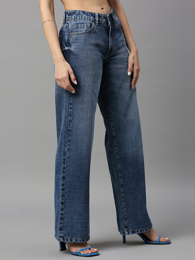 TARAMA High Rise Wide Leg Jeans