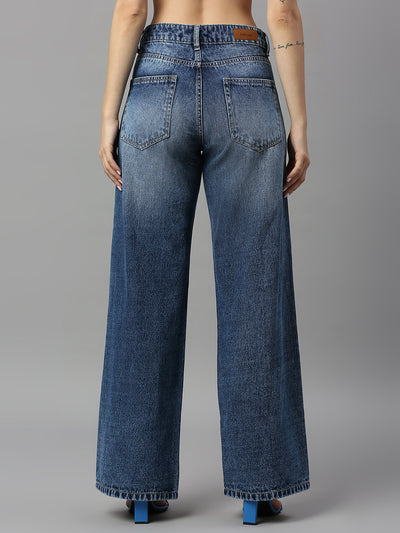 TARAMA High Rise Wide Leg Jeans