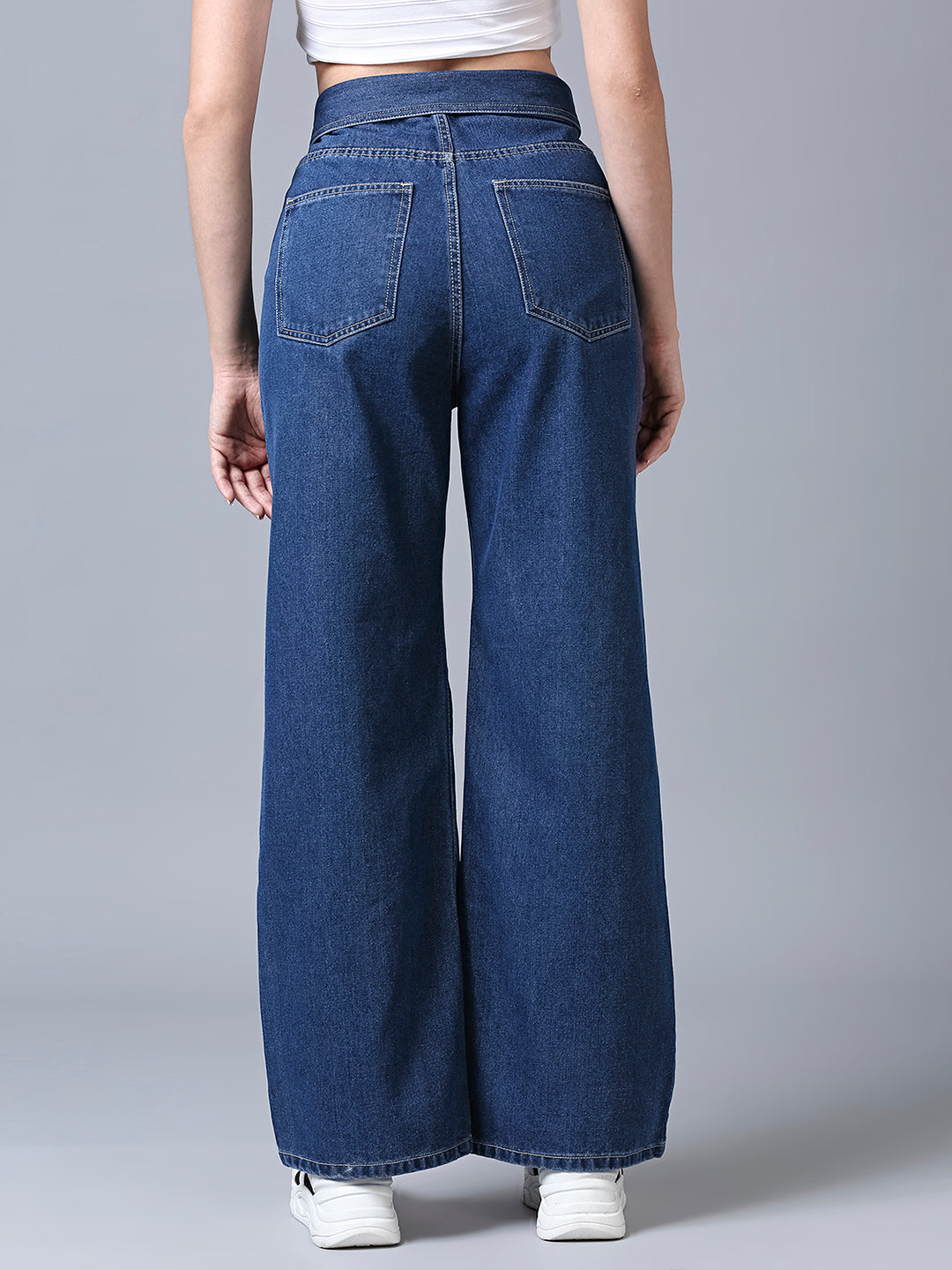 TARAMA High Rise Wide Leg Jeans