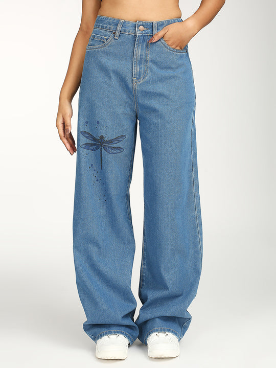 TARAMA High Rise Wide Leg Tarama Jeans