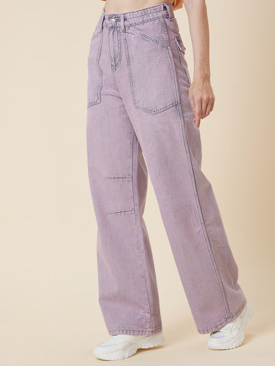 TARAMA High Rise Wide Leg Jeans