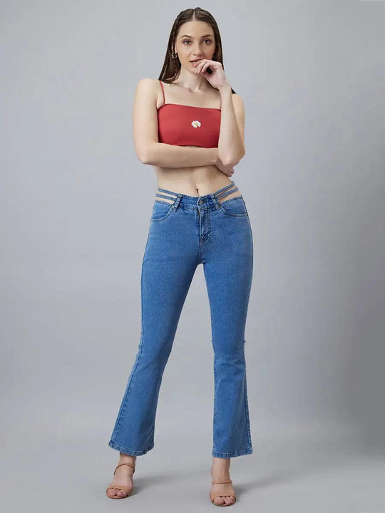 TARAMA High Rise Boot Cut Tarama Jeans