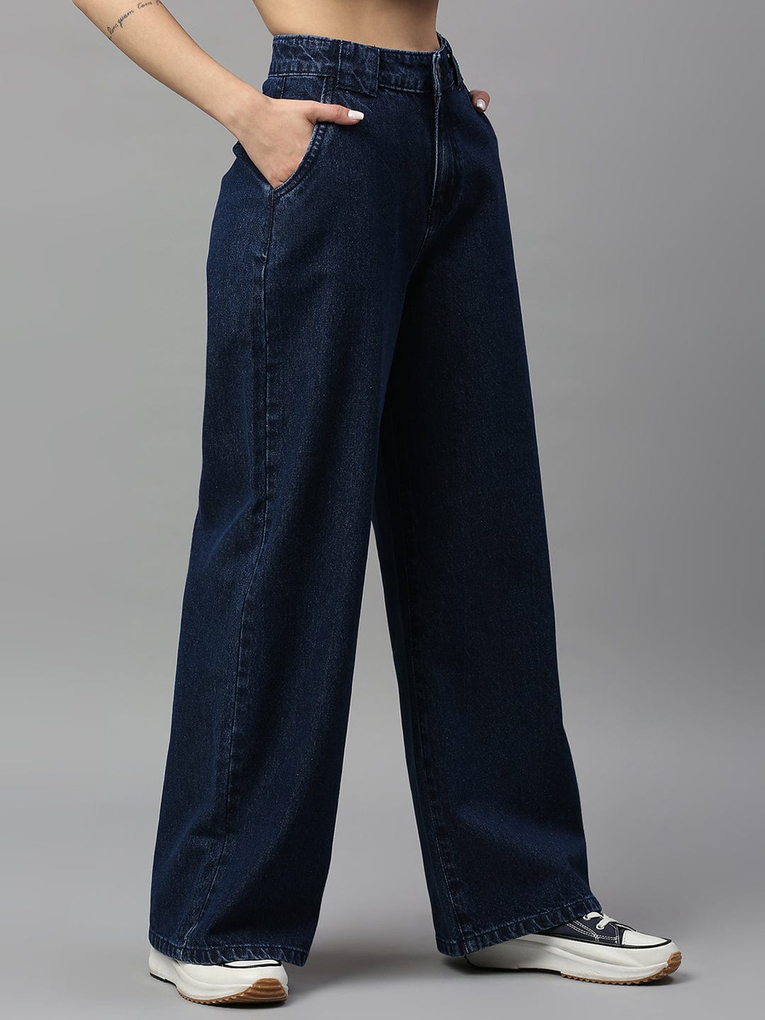 TARAMA High Rise Wide Jeans