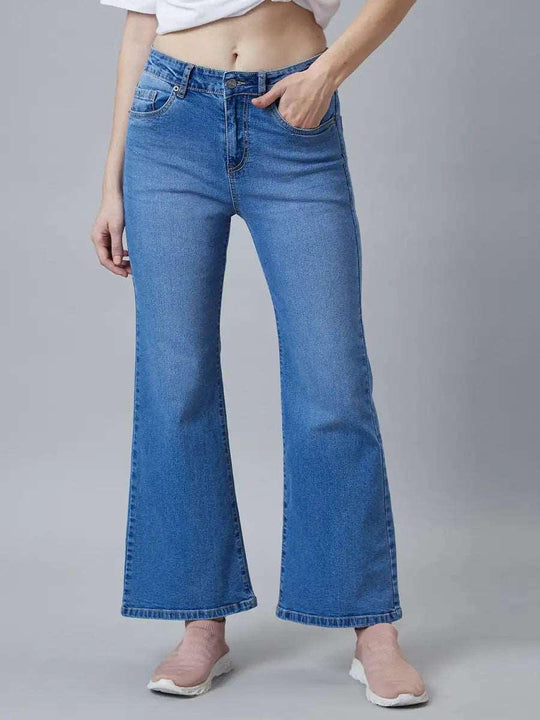 TARAMA High Rise Flare Fit Tarama Jeans
