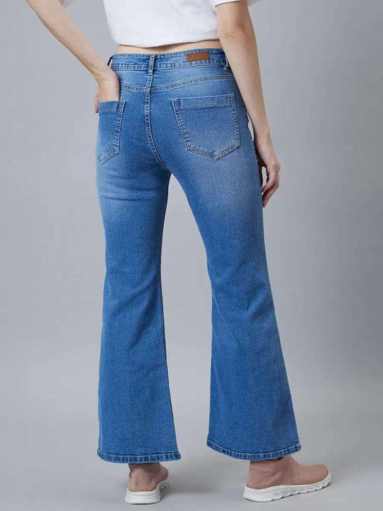 TARAMA High Rise Flare Fit Tarama Jeans
