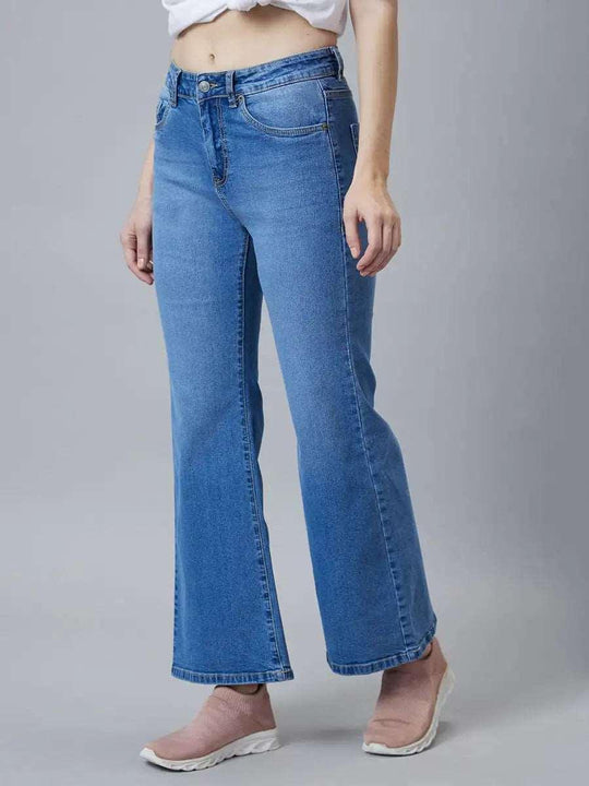 TARAMA High Rise Flare Fit Tarama Jeans