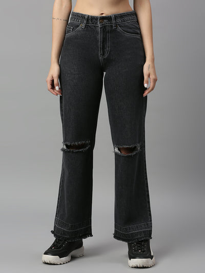 TARAMA High Rise Wide Leg Jeans