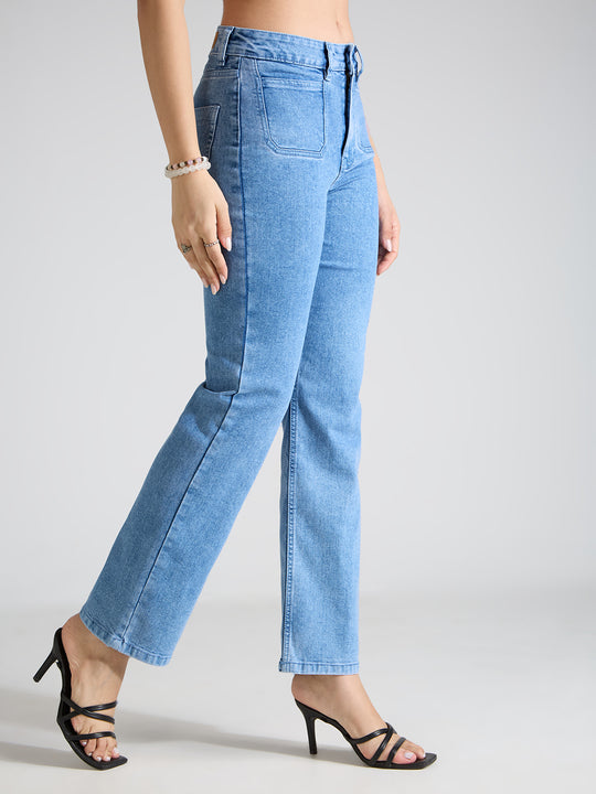 TARAMA High Rise Straight Fit