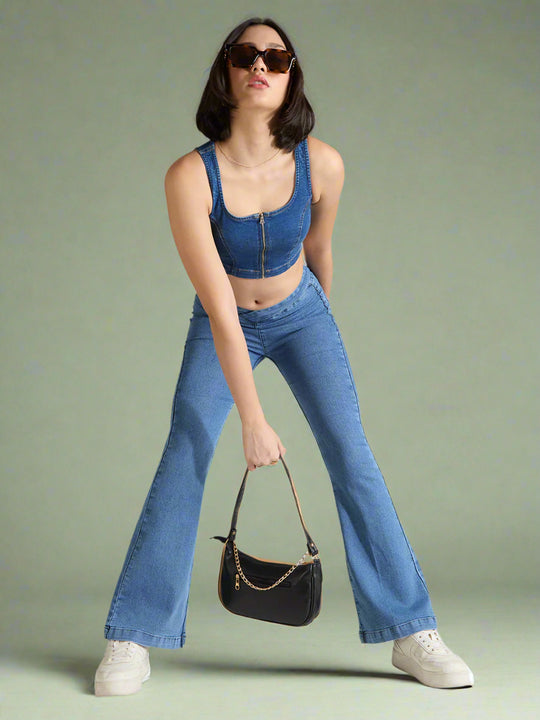 TARAMA V Cut Pull On Flare Fit