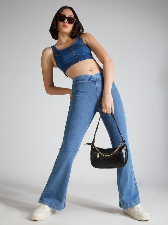TARAMA V Cut Pull On Flare Fit