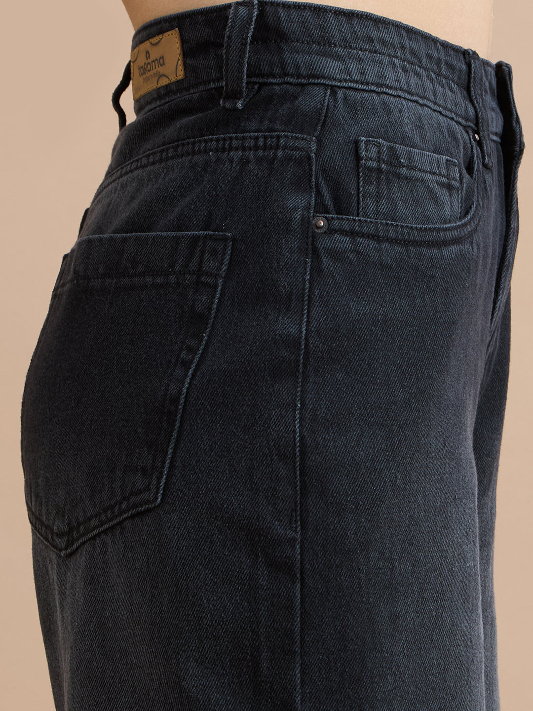TARAMA High Rise Wide Leg Jeans