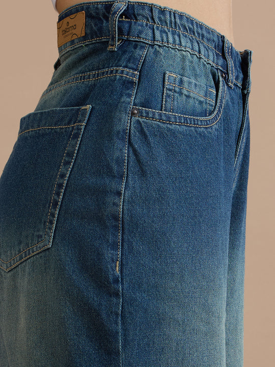 TARAMA High Rise Wide Leg Jeans