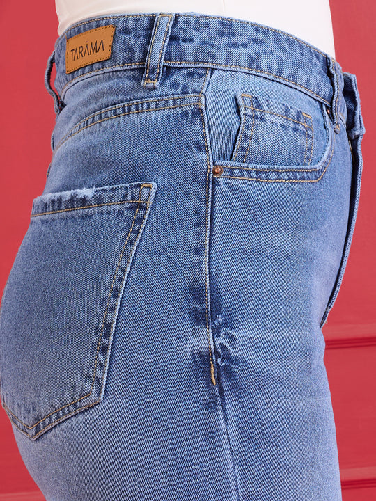 TARAMA High Rise Straight Fit