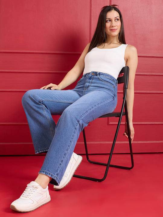 TARAMA High Rise Straight Fit