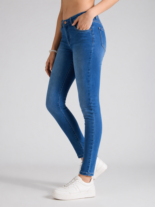 Mid Rise Skinny Fit