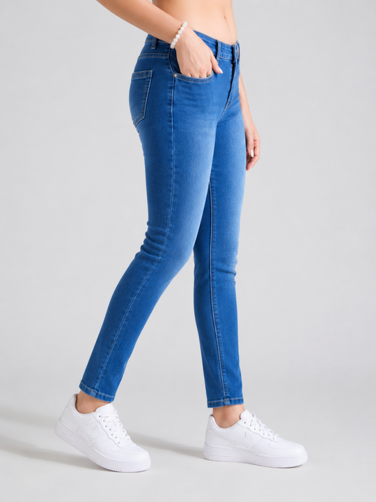 Mid Rise Skinny Fit