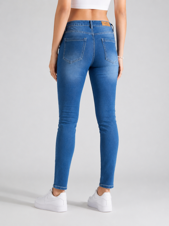 Mid Rise Skinny Fit