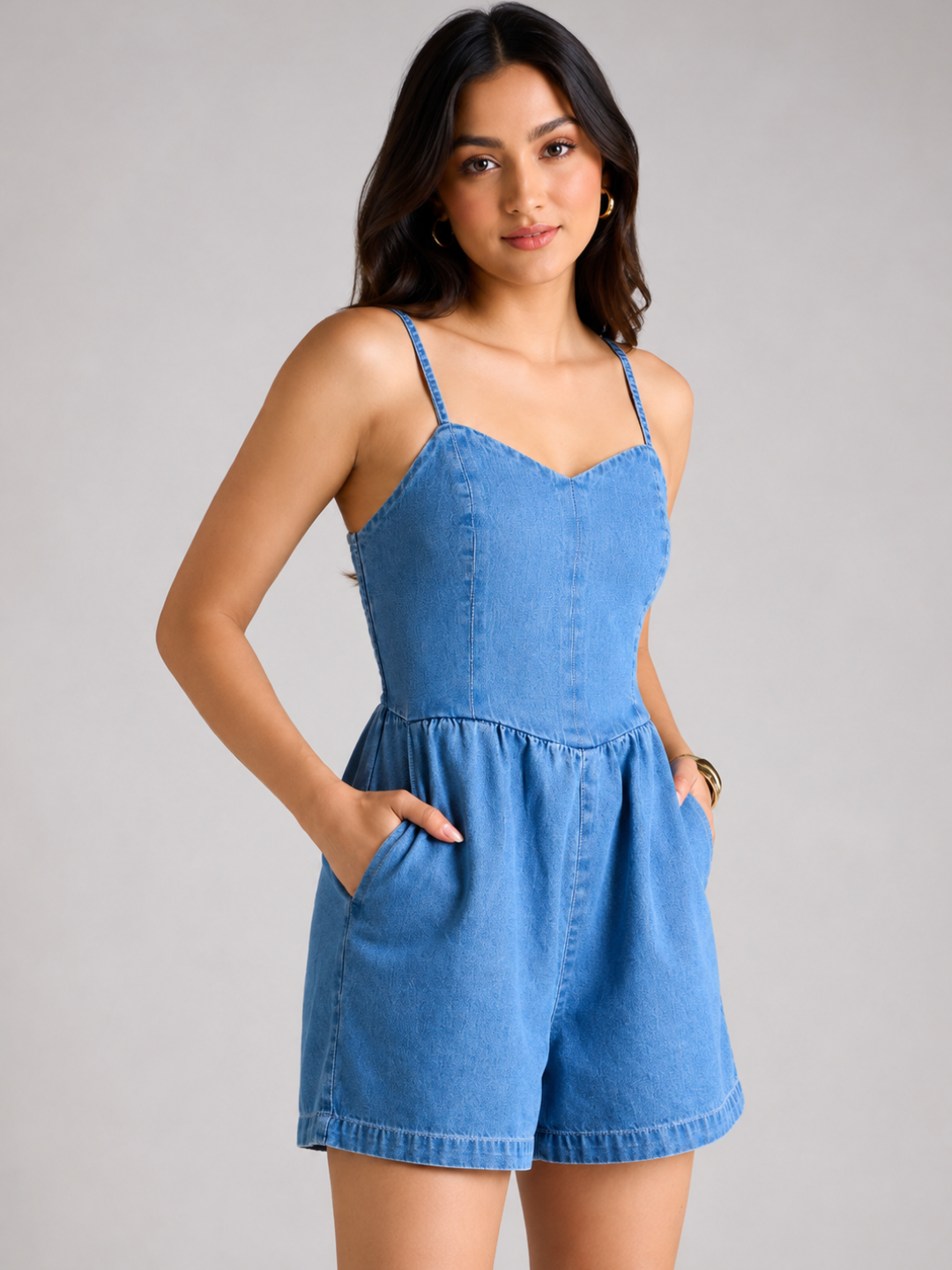 TARAMA Strap Dress Romper