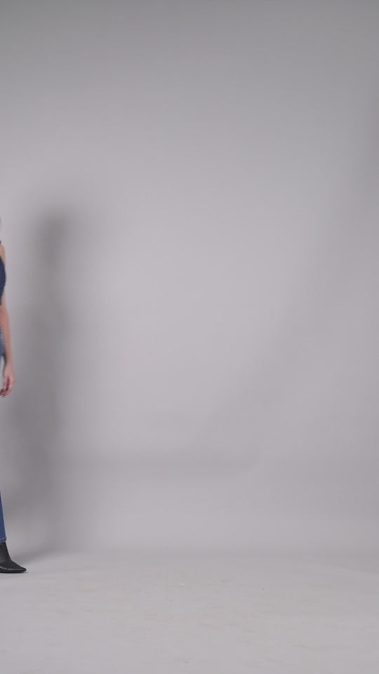 TARAMA High Rise Straight Fit Jeans